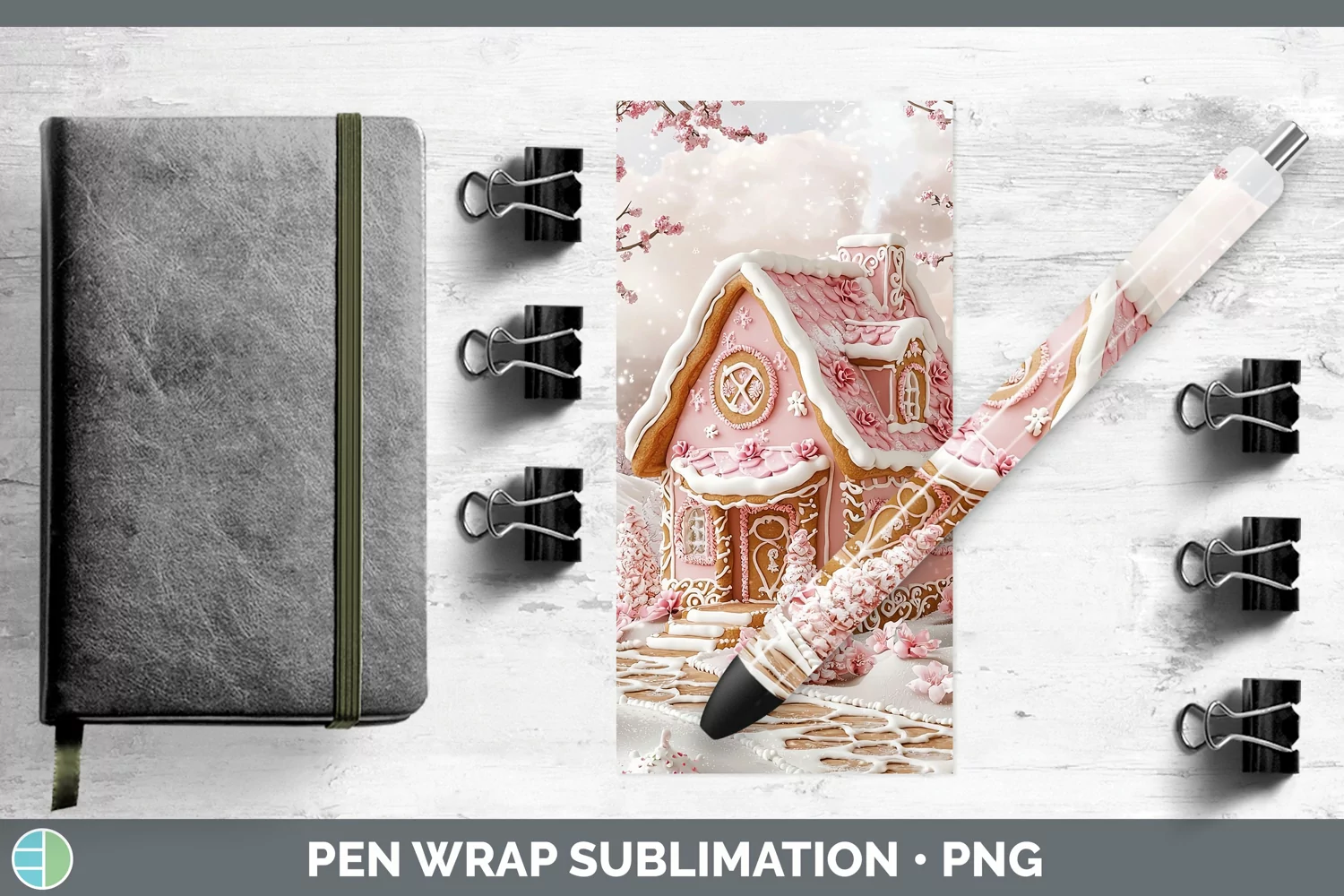 GorgeousWatercolor Pen Wrap design.