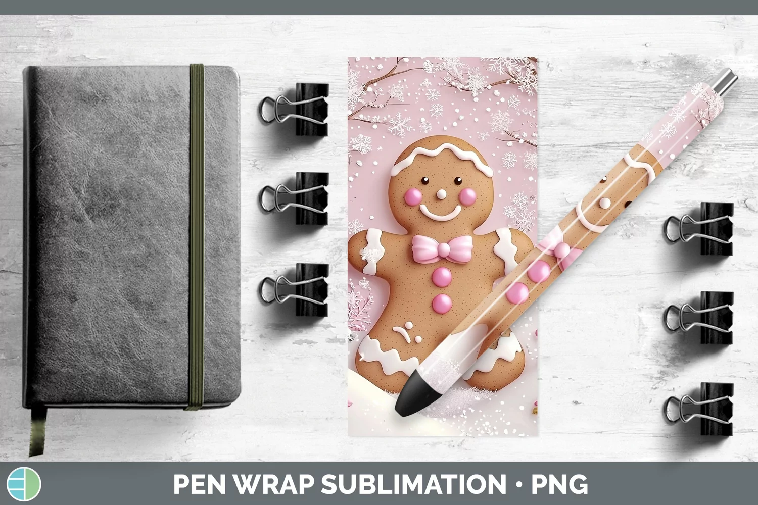 GorgeousWatercolor Pen Wrap design.