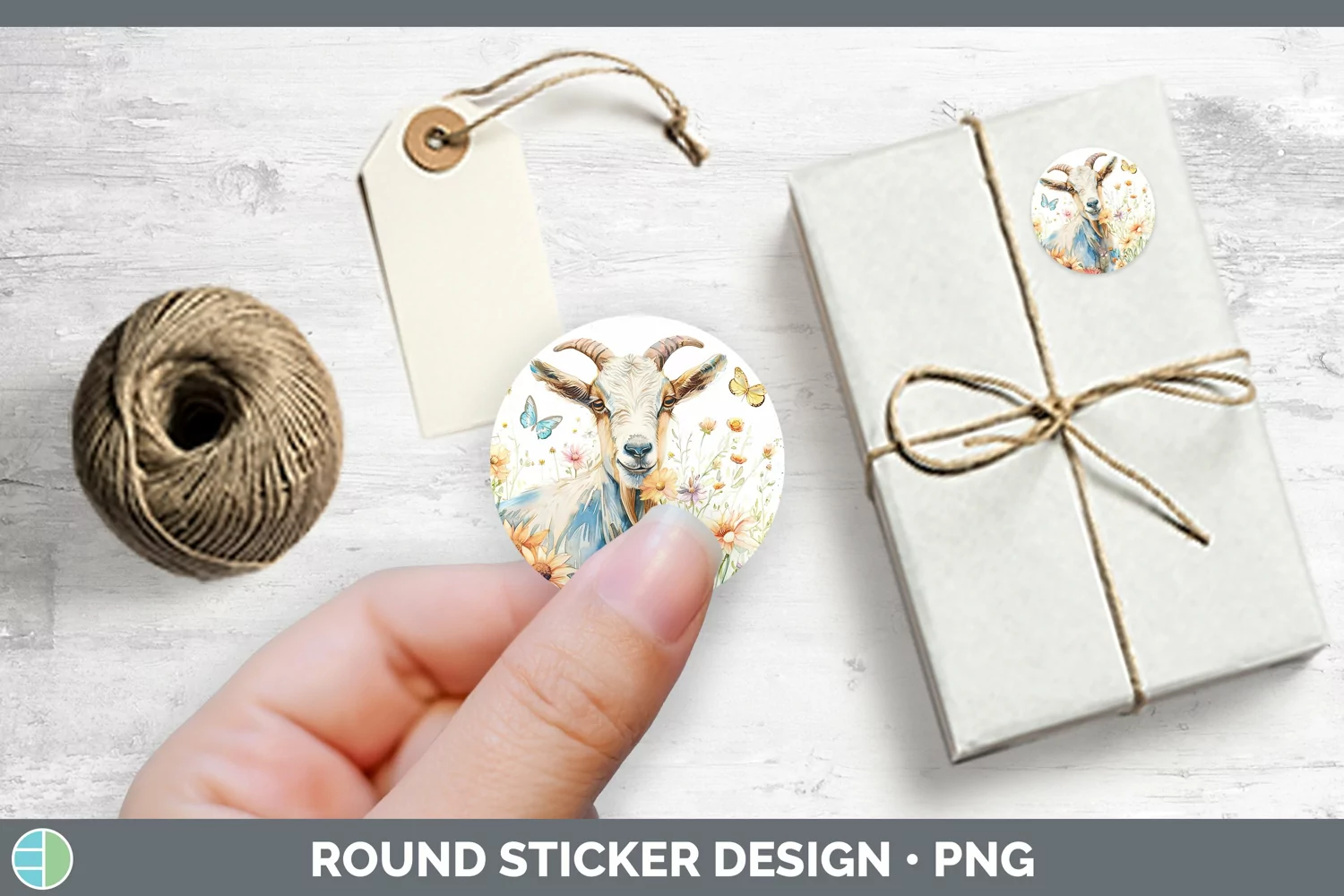 GorgeousWatercolor Stickers design.