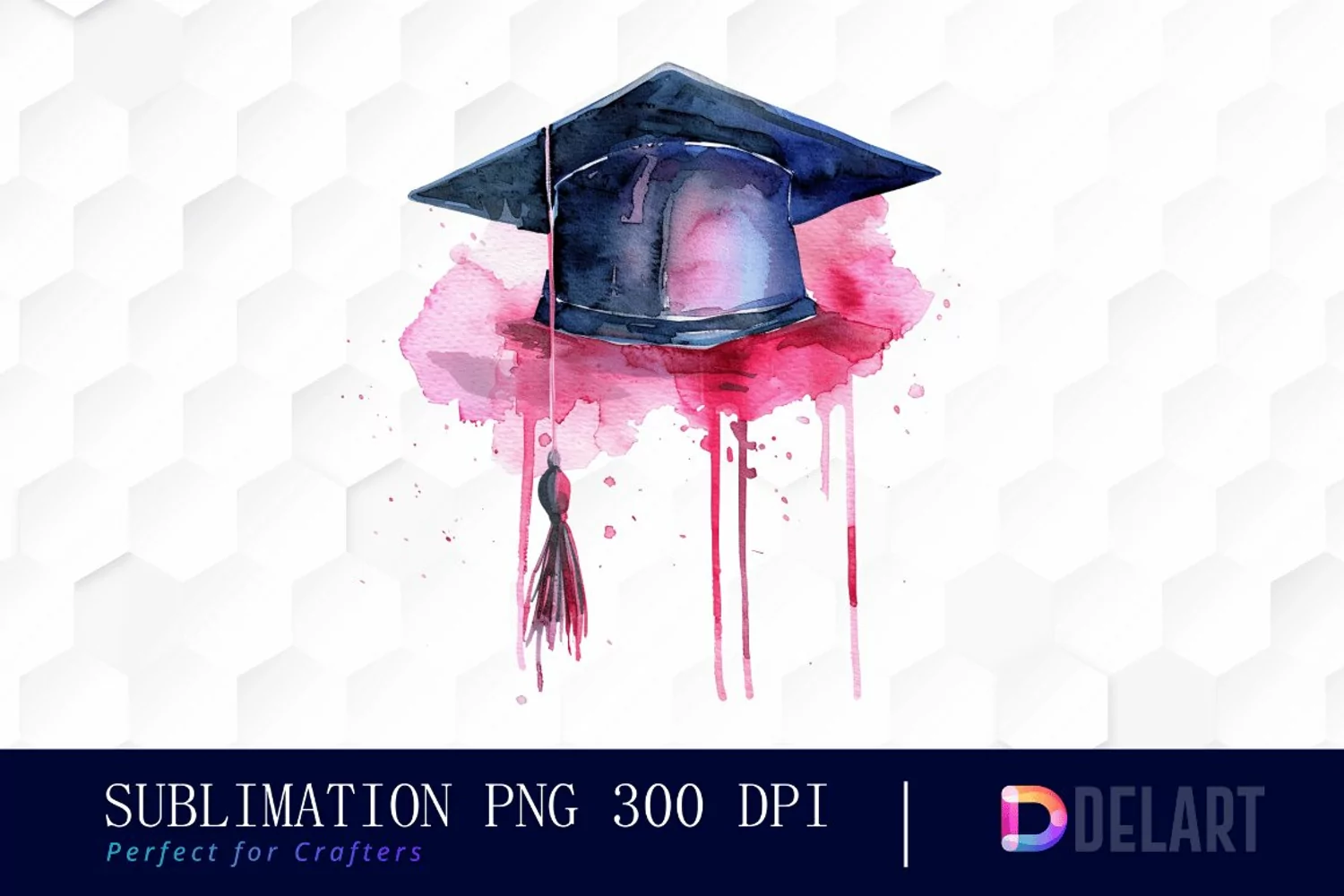 Graduation Hat Illustration PNG Clipart product image 1