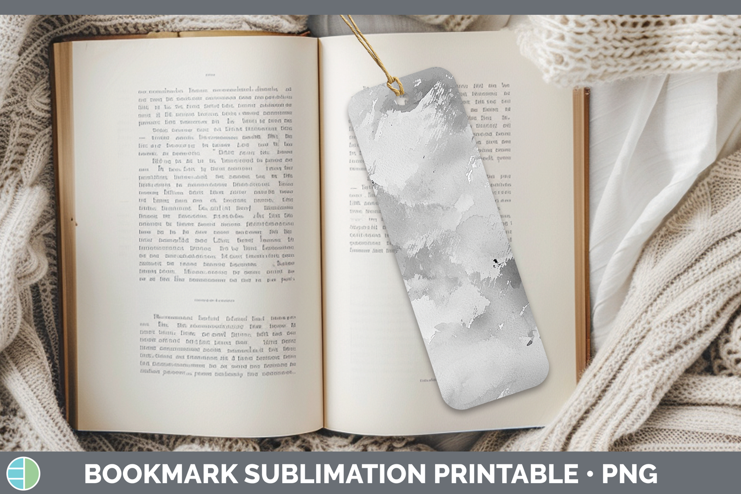 GorgeousWatercolor Bookmark design.