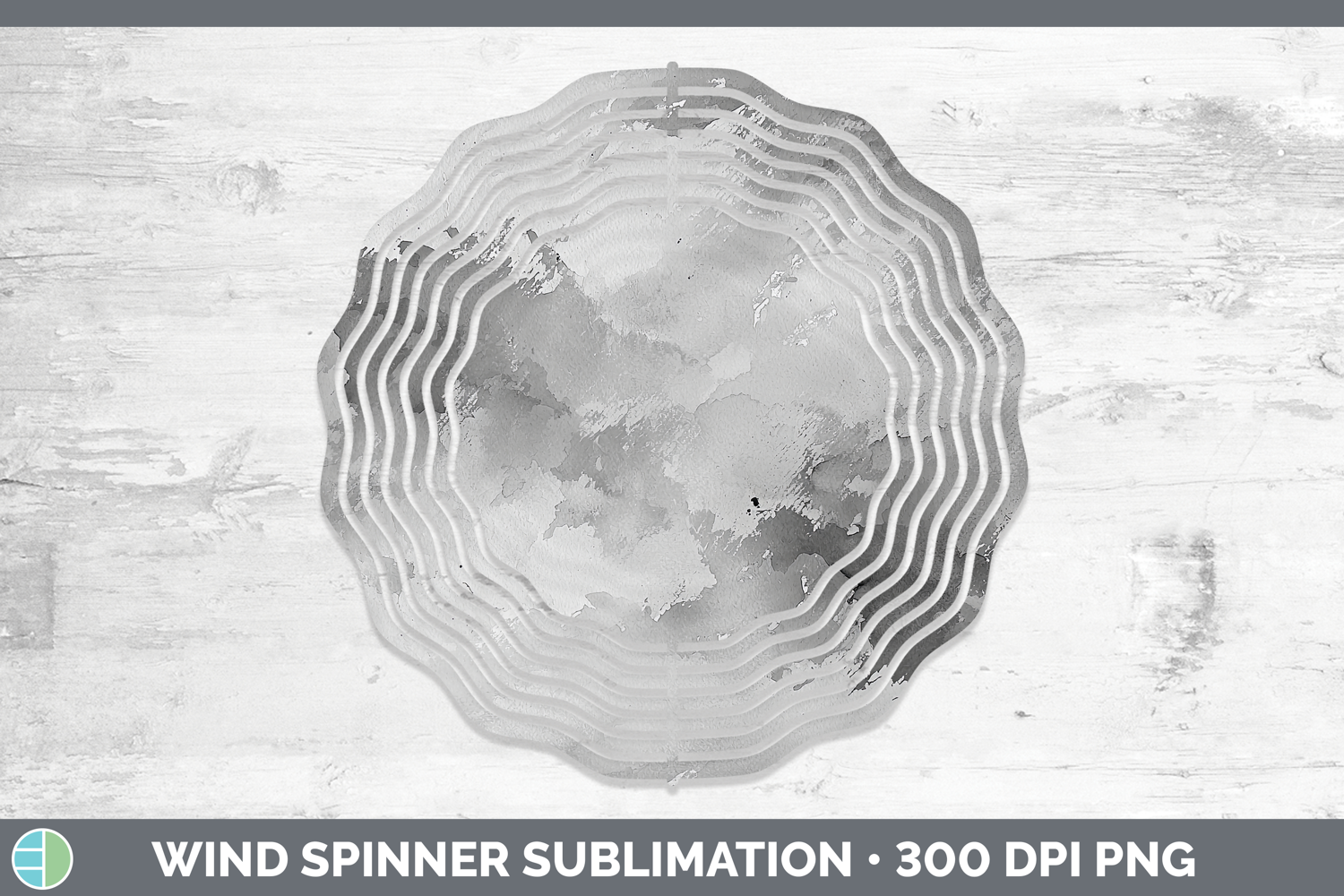 GorgeousWatercolor Wind Spinner design.
