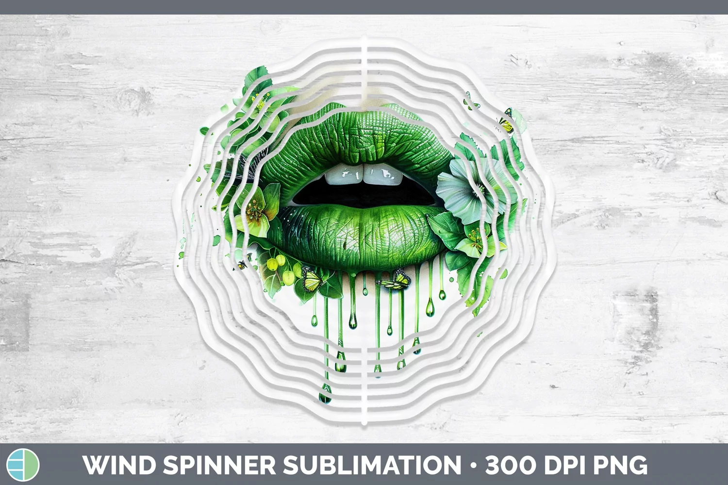 GorgeousWatercolor Wind Spinner design.