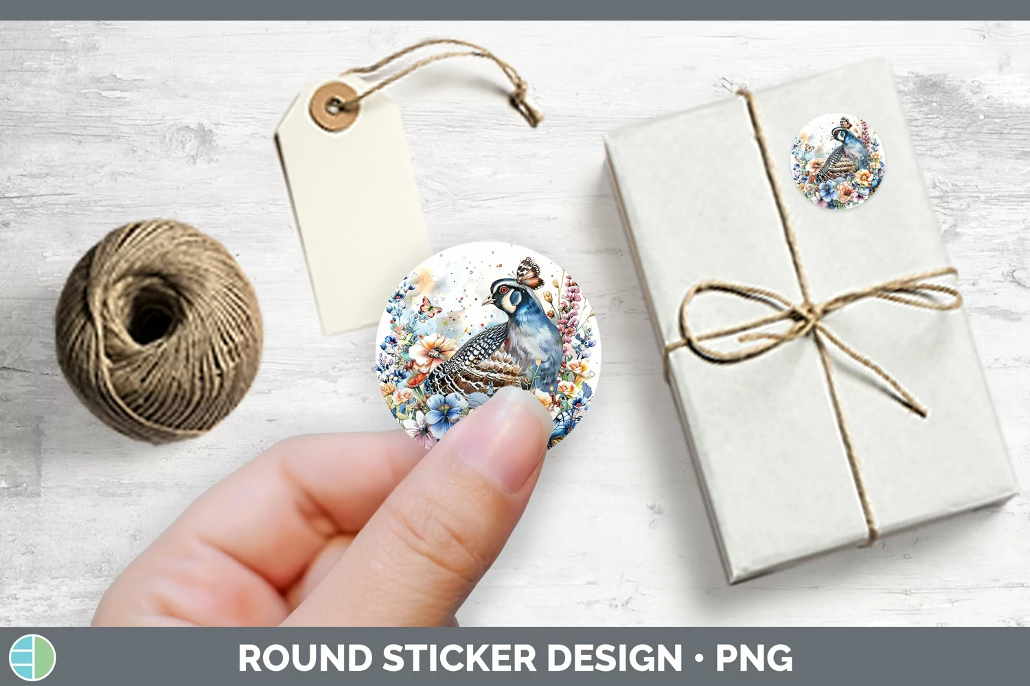 GorgeousWatercolor Stickers design.