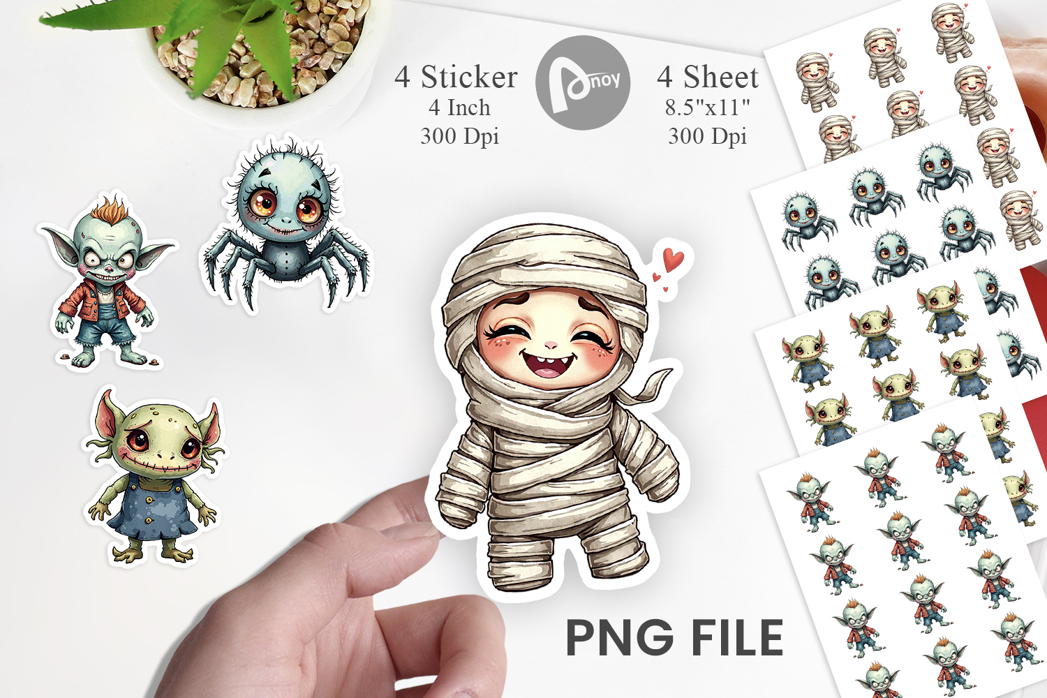 Halloween Characters Sticker product image 1