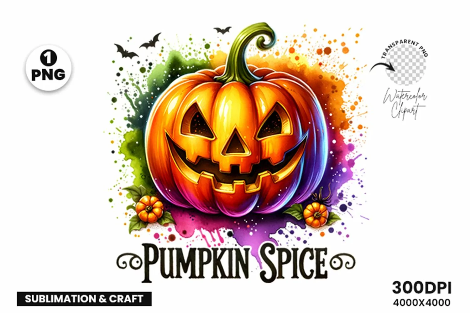 Watercolor Pumpkin, Pumpkin Spice Clipart, Halloween Pumpkin, Pumpkin PNG, Pumpkin Spice PNG, Watercolor Clipart, Autumn Clipart, Fall Pumpkin, Halloween Clipart, Pumpkin Art, Spice Pumpkin, Pumpkin Sublimation, Pumpkin Spice Art, Halloween PNG, Pumpkin W
