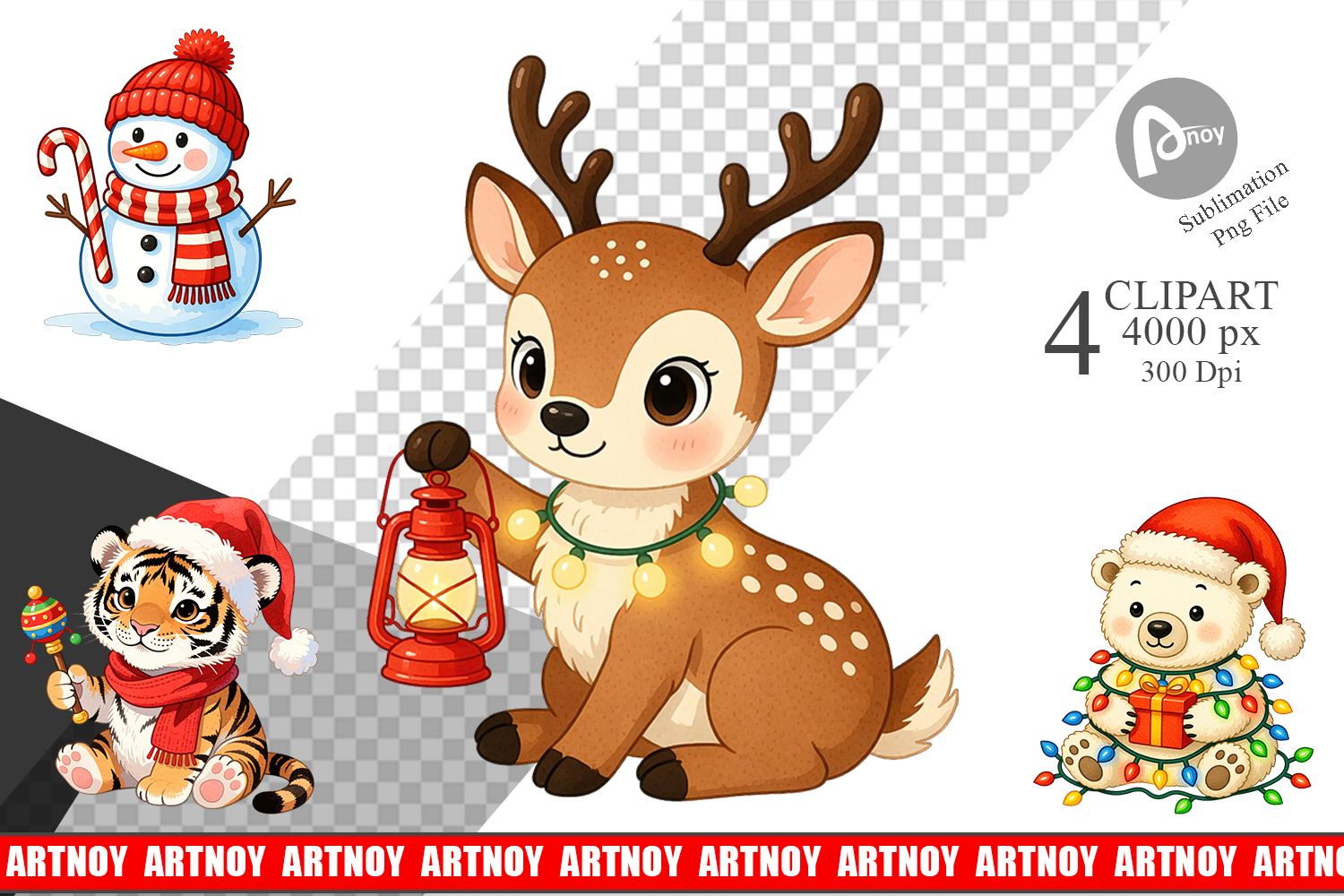 Happy Holidays Clipart product image 1