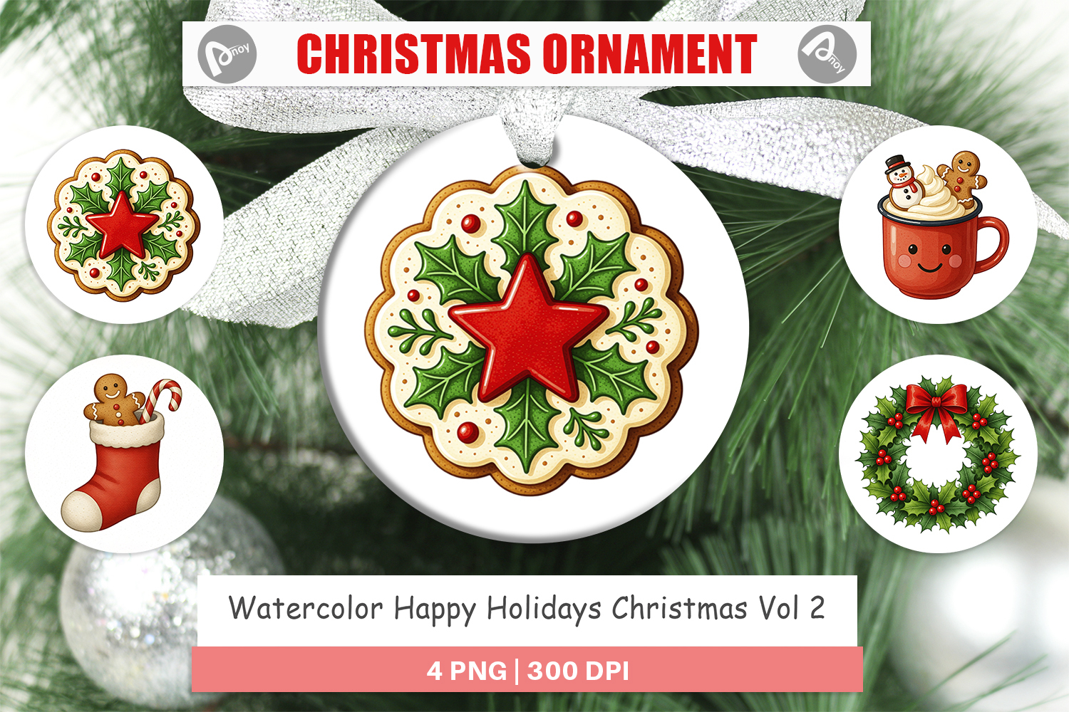 Happy Holidays Ornament product image 1