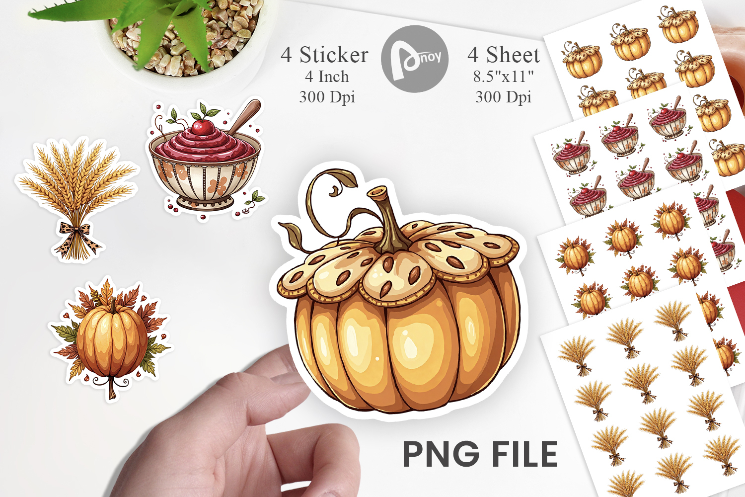 Harvest Decoration Sticker product image 1
