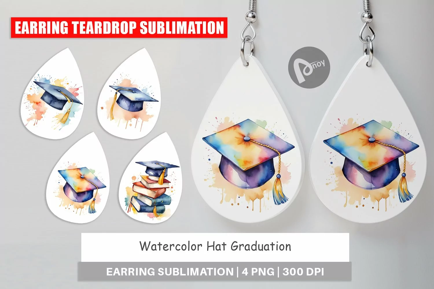 Earring Teardrop Hat Graduation product image 1