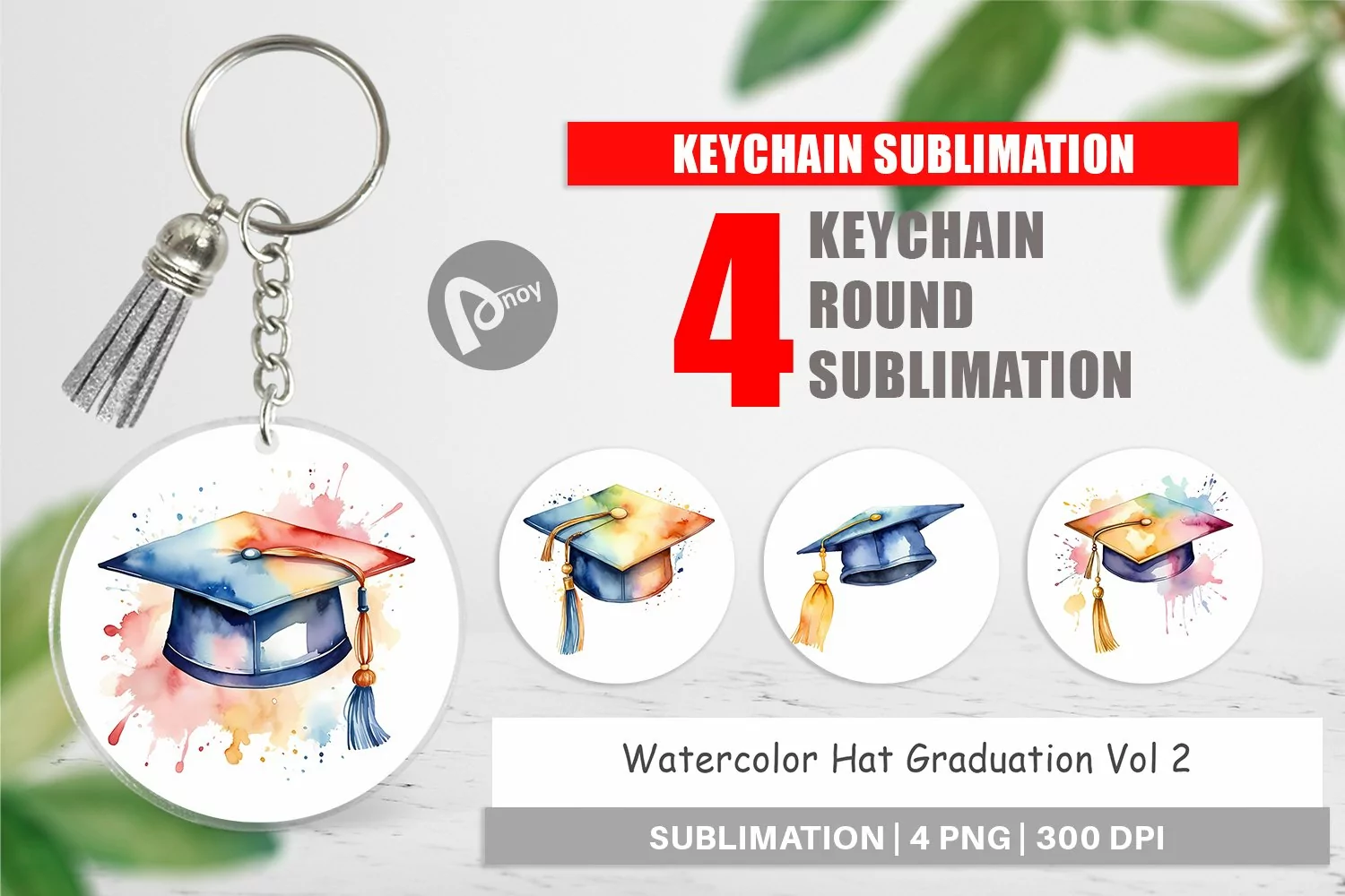 Keychain Hat Graduation product image 1