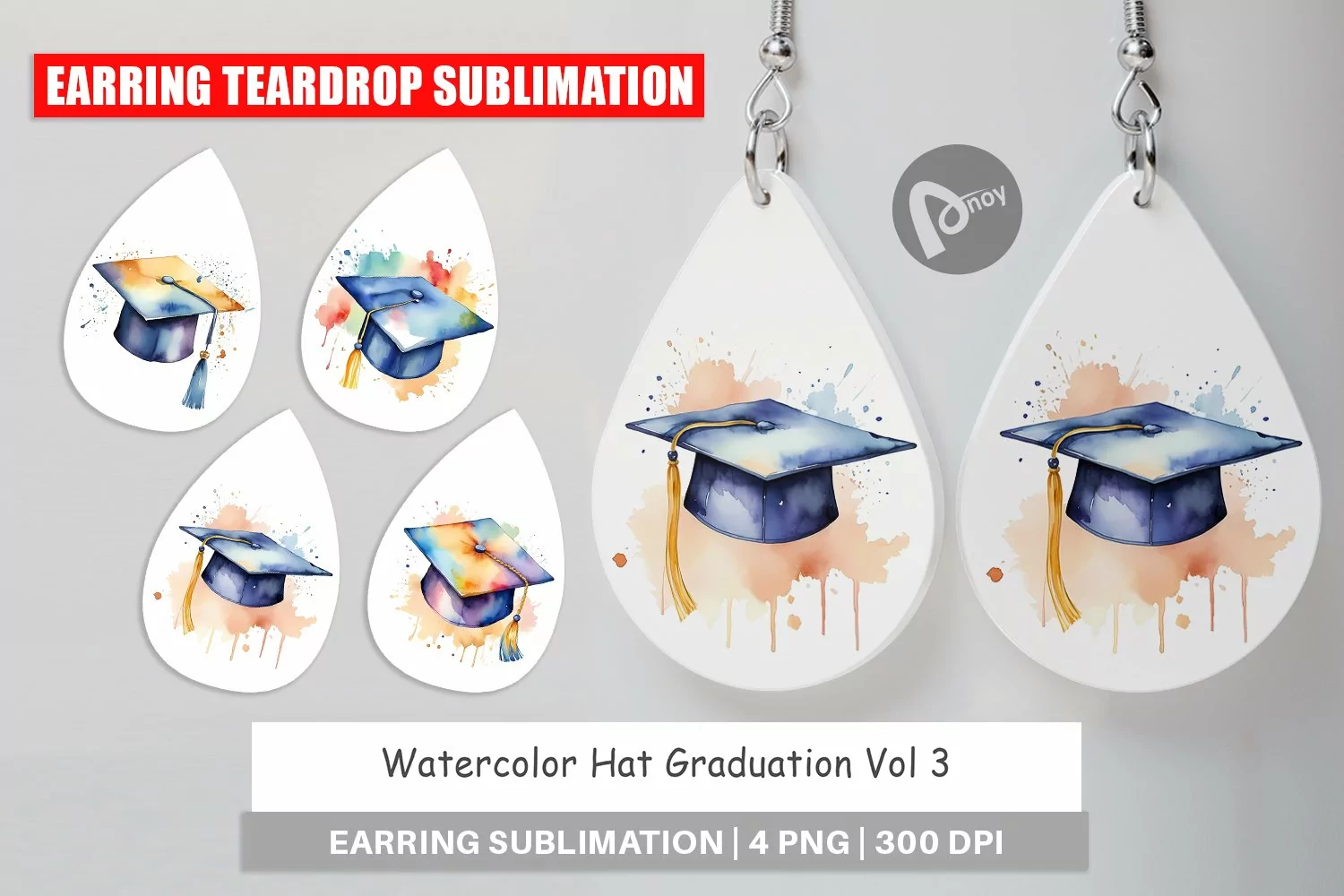 Earring Teardrop Hat Graduation product image 1