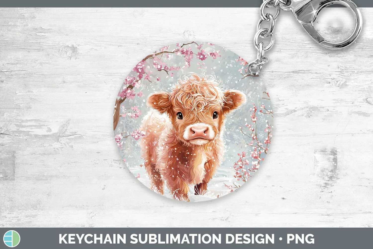 GorgeousWatercolor Keychain design.