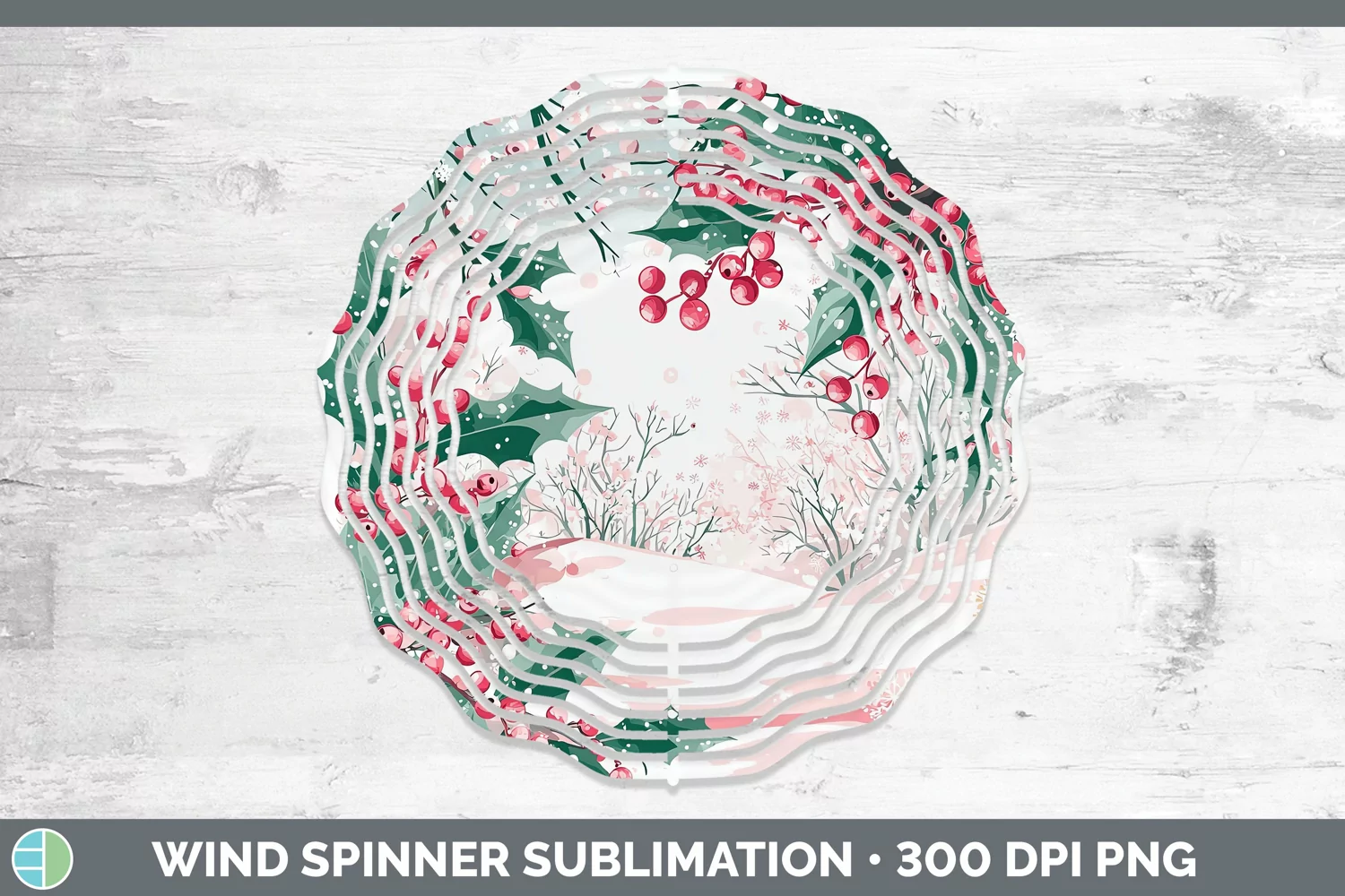 GorgeousWatercolor Wind Spinner design.