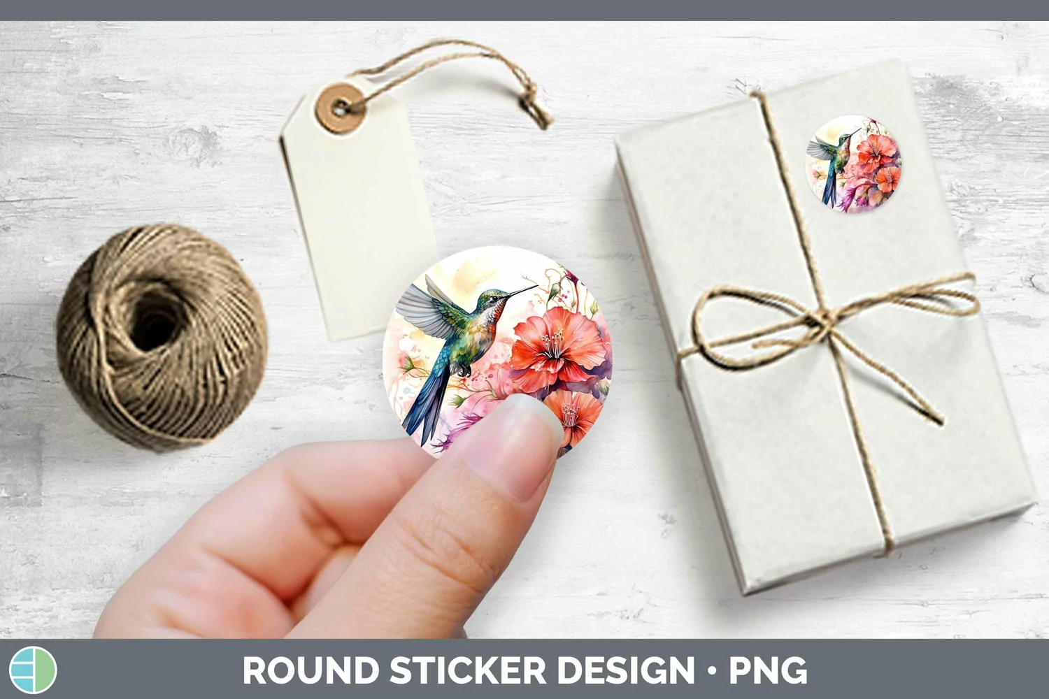 GorgeousWatercolor Stickers design.