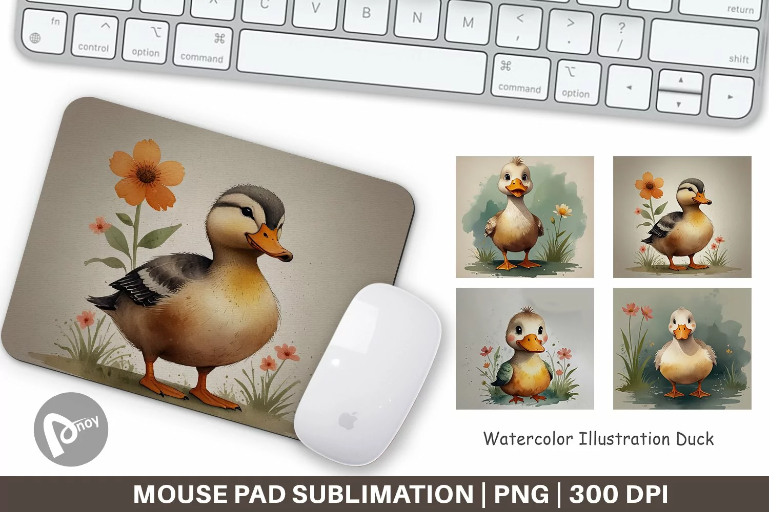 Mouse Pad Illustration Duck product image 1