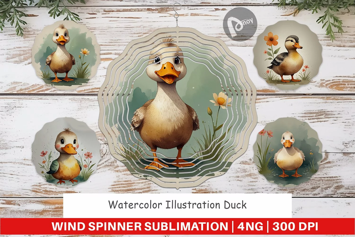 Wind Spinner Illustration Duck product image 1