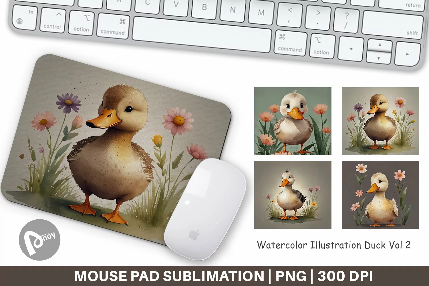 Mouse Pad Illustration Duck product image 1