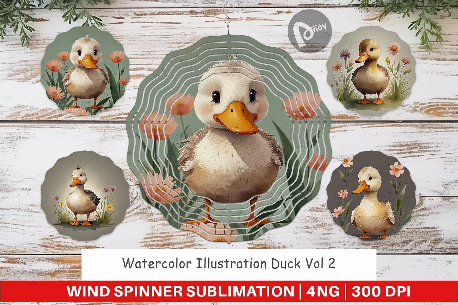 Wind Spinner Illustration Duck product image 1