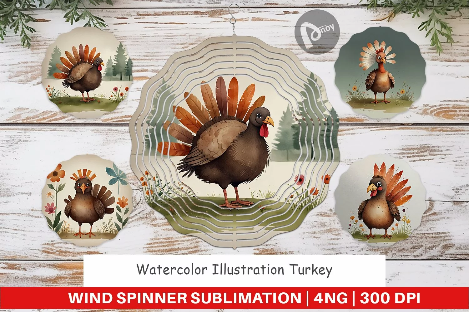 Wind Spinner Illustration Turkey product image 1