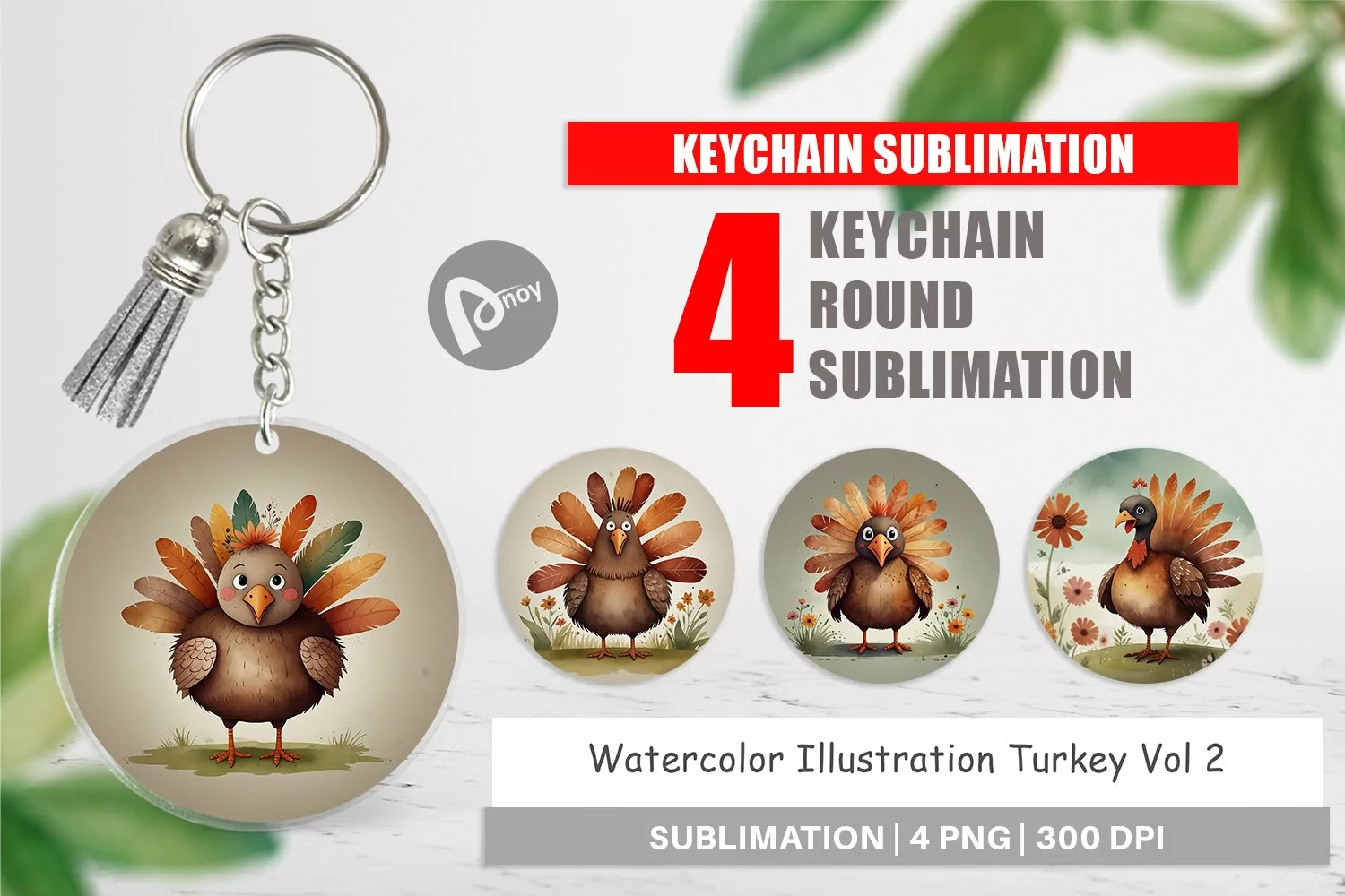 Keychain Illustration Turkey product image 1
