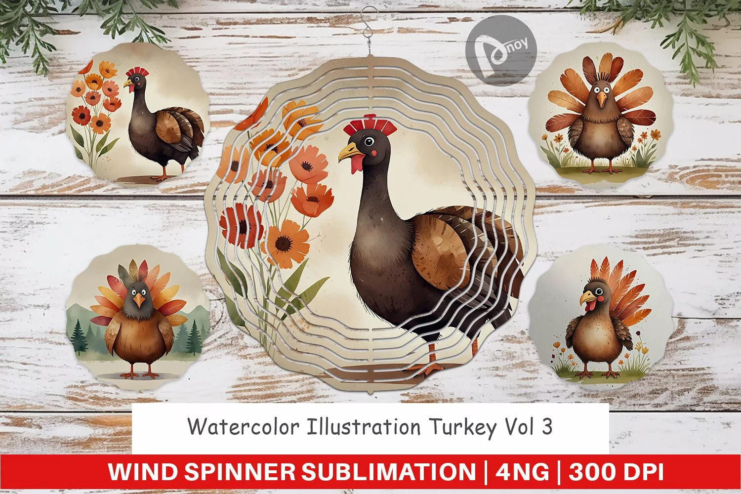 Wind Spinner Illustration Turkey product image 1