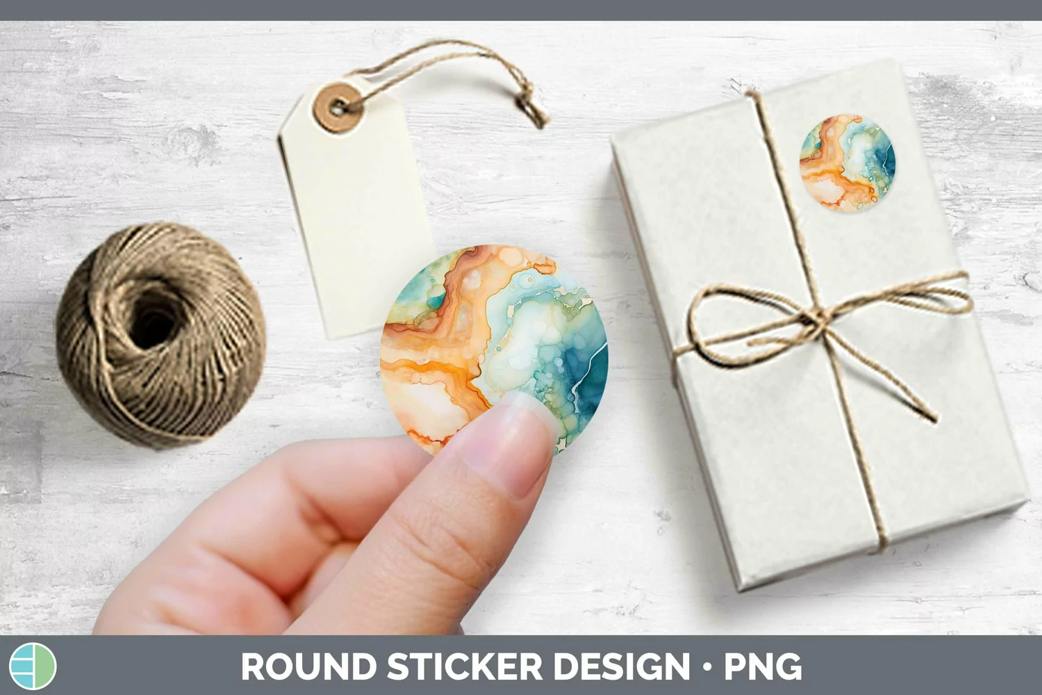 GorgeousWatercolor Stickers design.