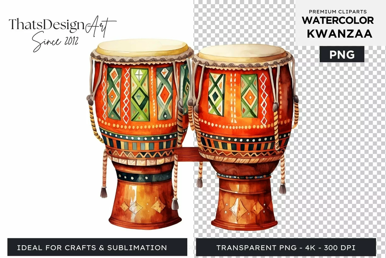 Kwanzaa Clipart PNG, Black history Sublimation product image 1