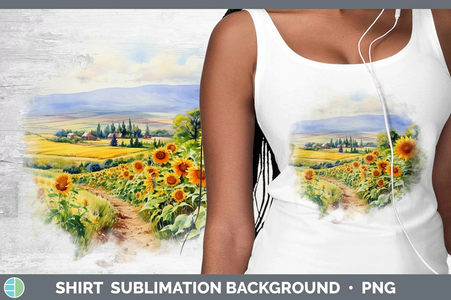 GorgeousWatercolor Shirt design.