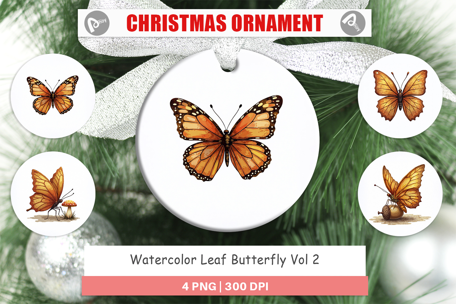 Leaf Butterfly Ornament product image 1
