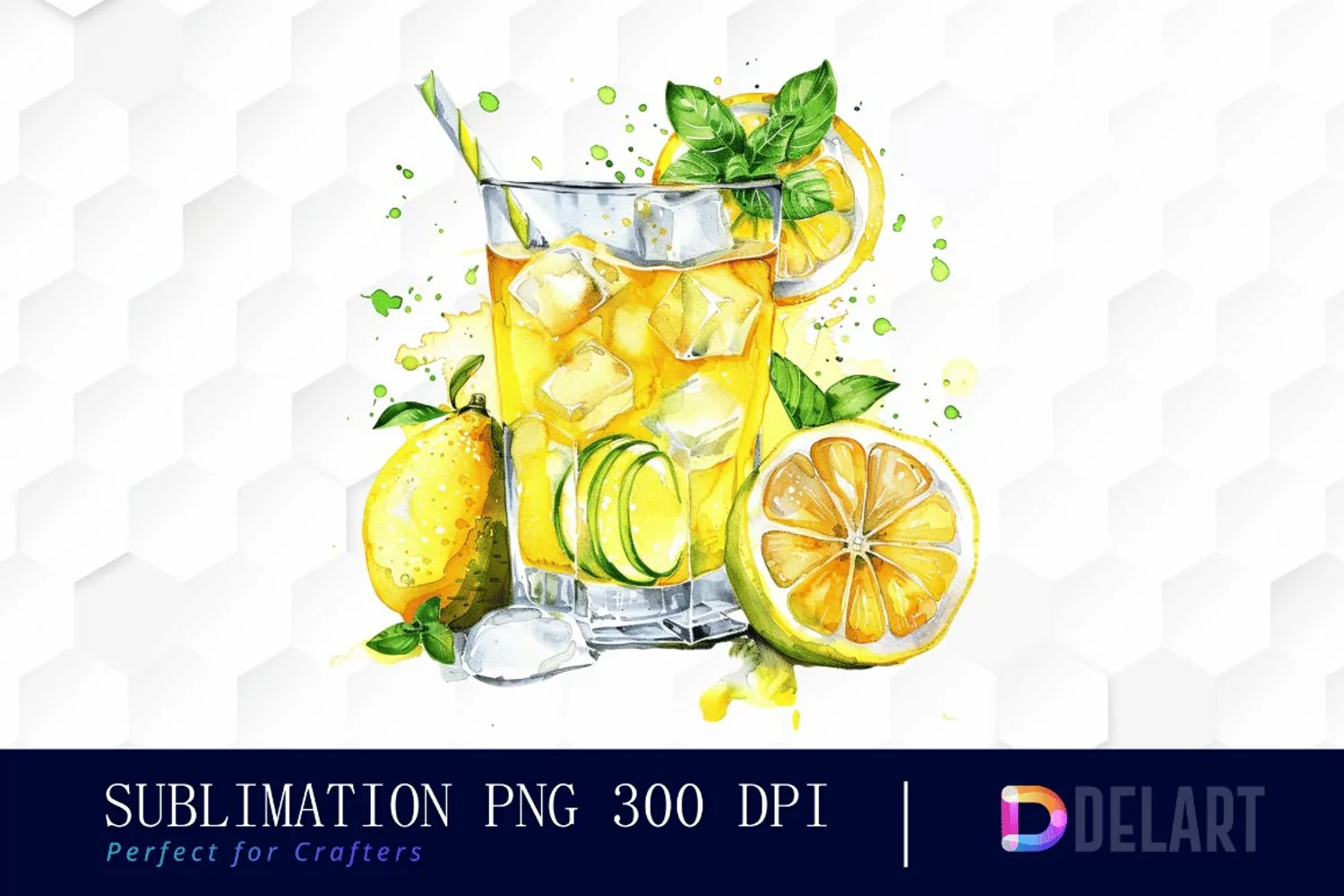 Lemonade Illustration Clipart product image 1