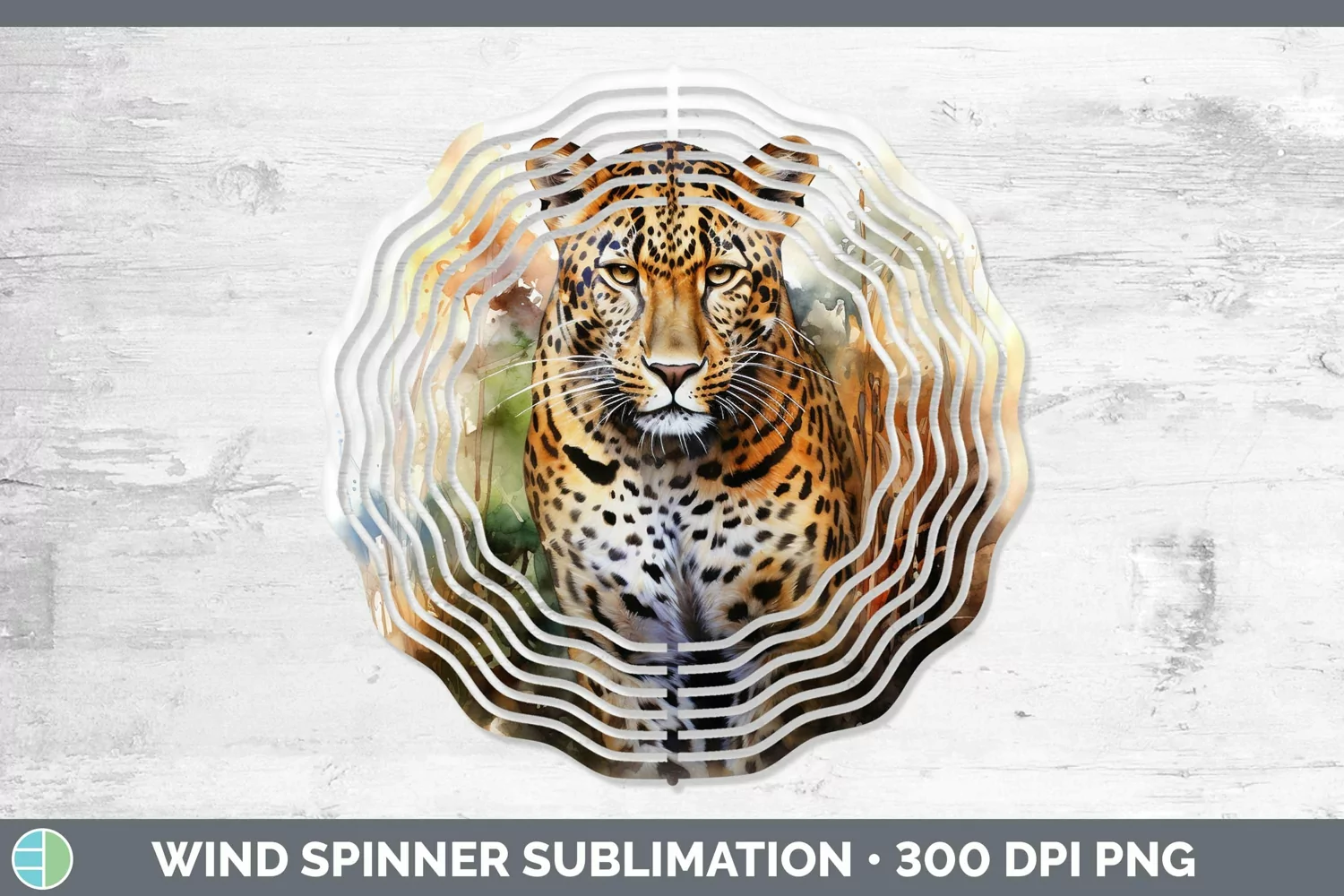 GorgeousWatercolor Wind Spinner design.