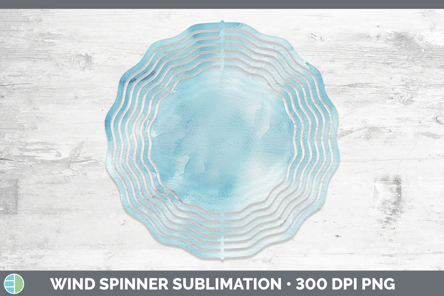 GorgeousWatercolor Wind Spinner design.