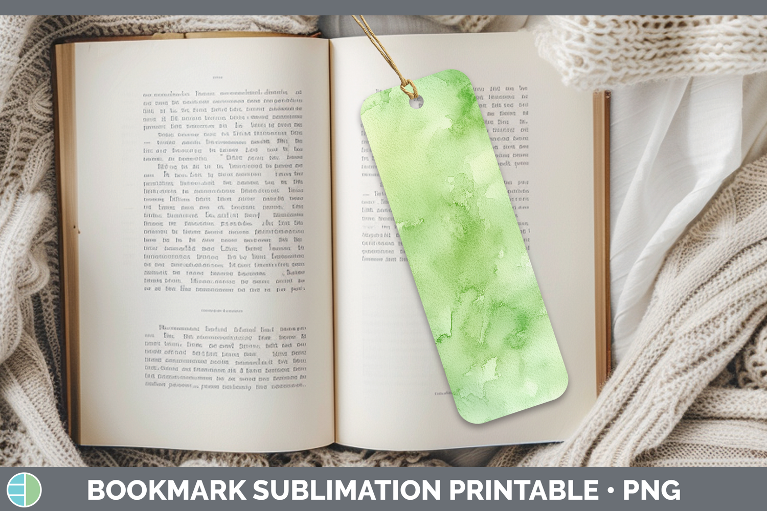 GorgeousWatercolor Bookmark design.