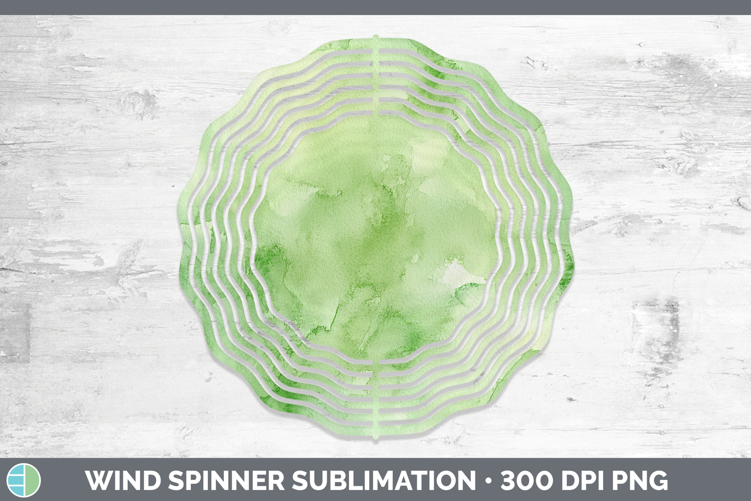 GorgeousWatercolor Wind Spinner design.