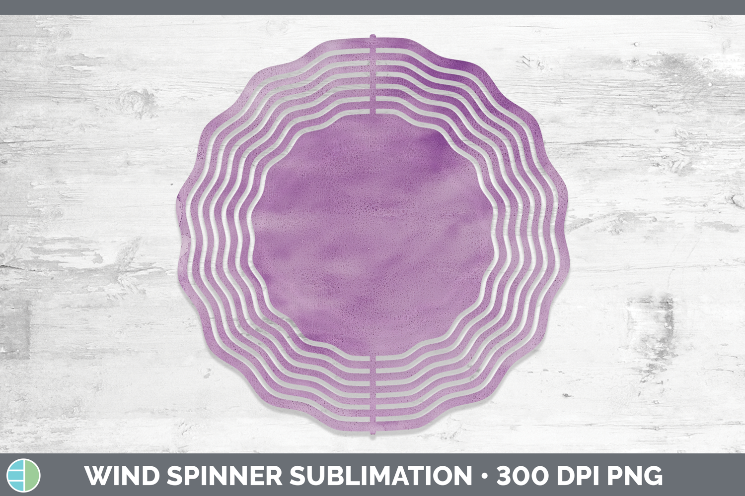 GorgeousWatercolor Wind Spinner design.