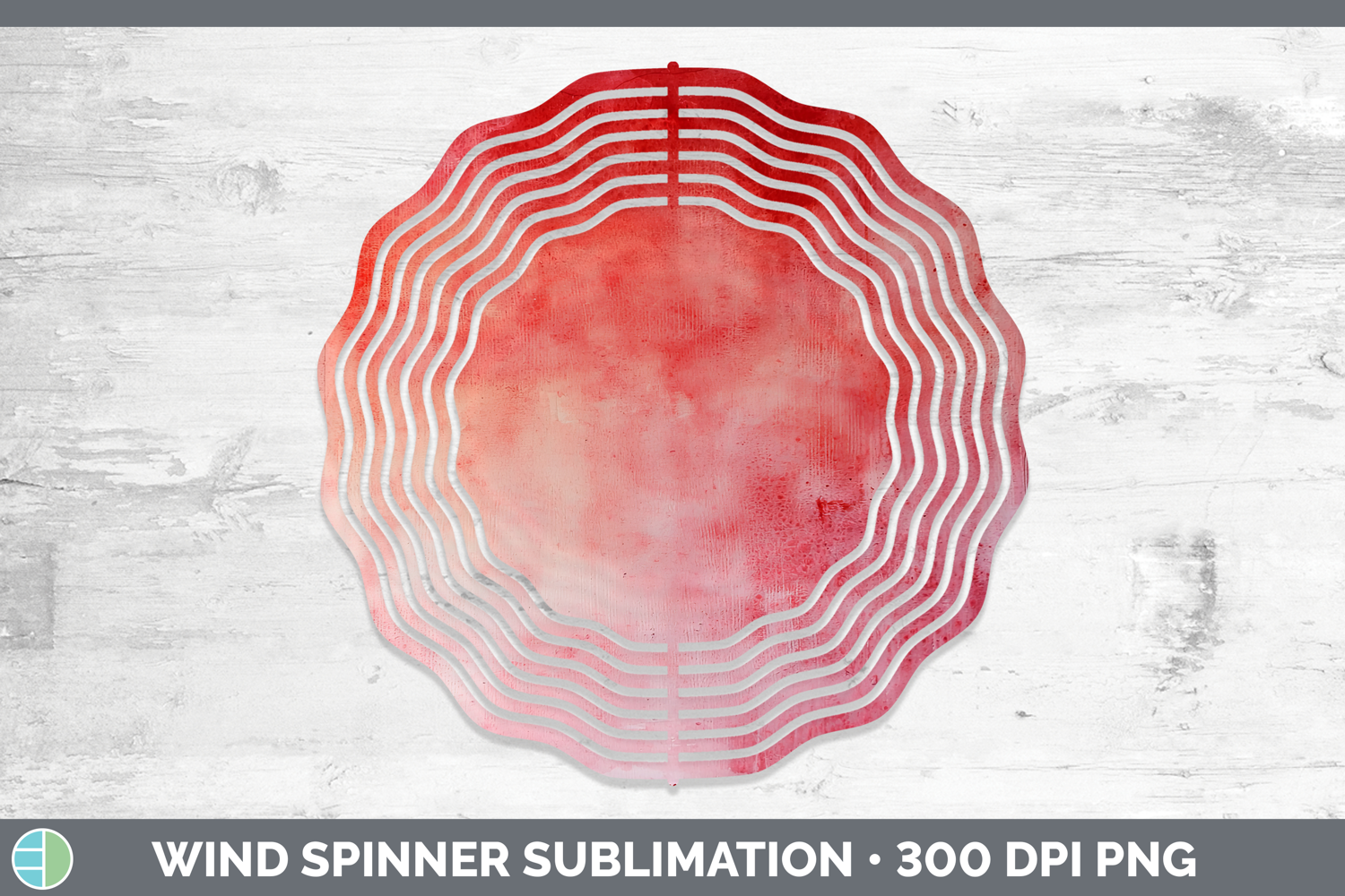 GorgeousWatercolor Wind Spinner design.