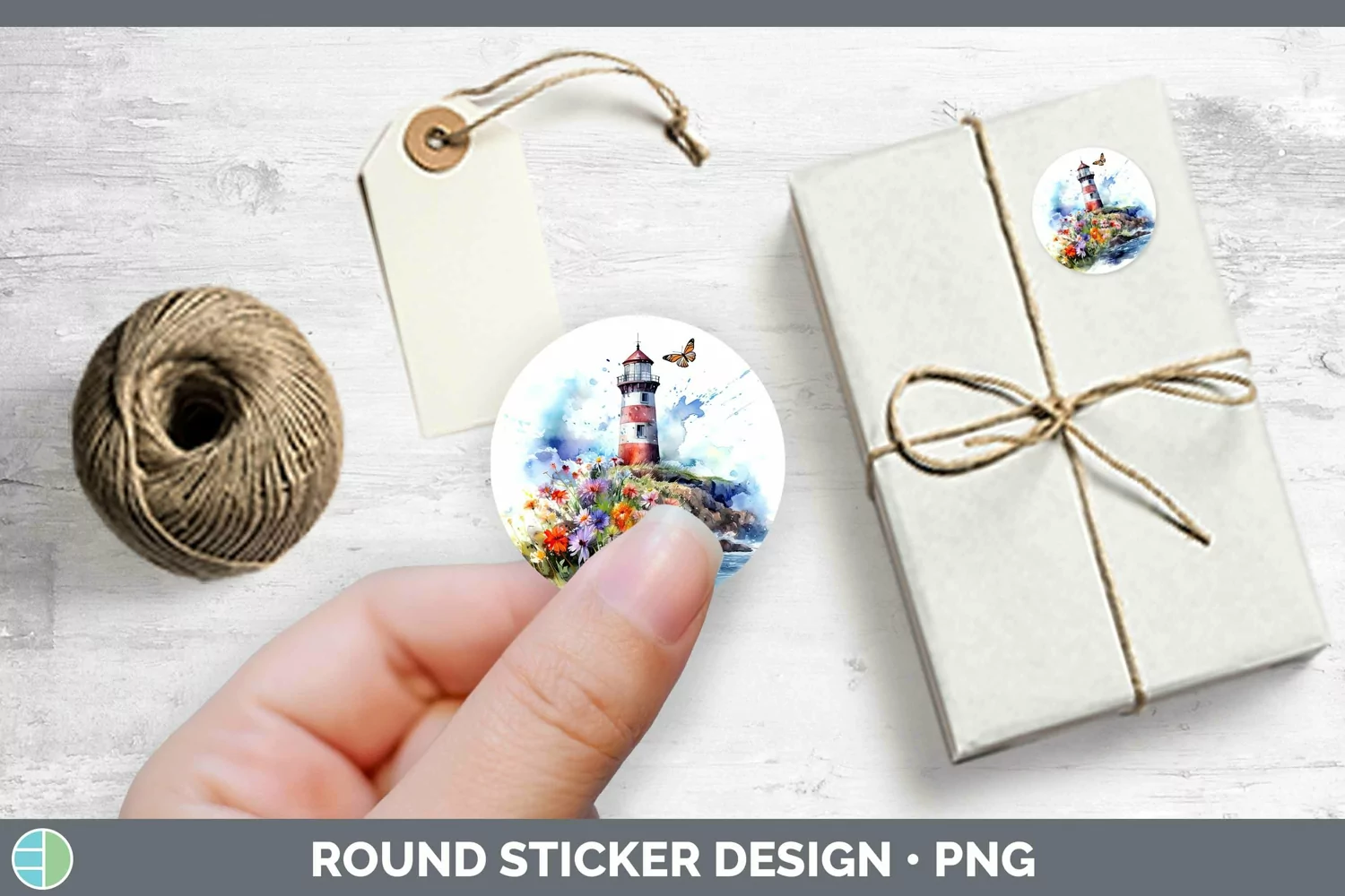 GorgeousWatercolor Stickers design.