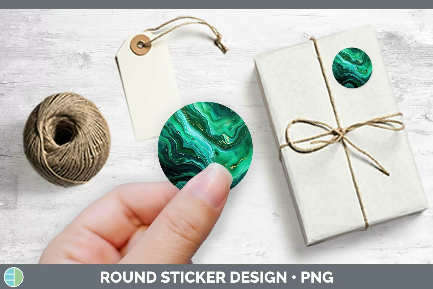 GorgeousWatercolor Stickers design.