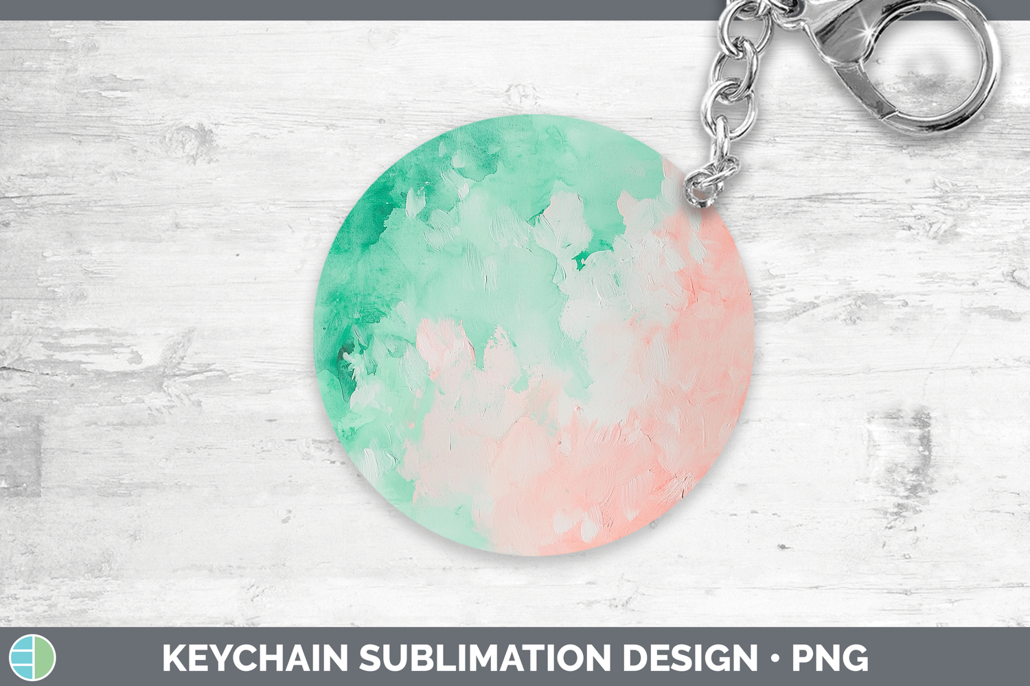 GorgeousWatercolor Keychain design.