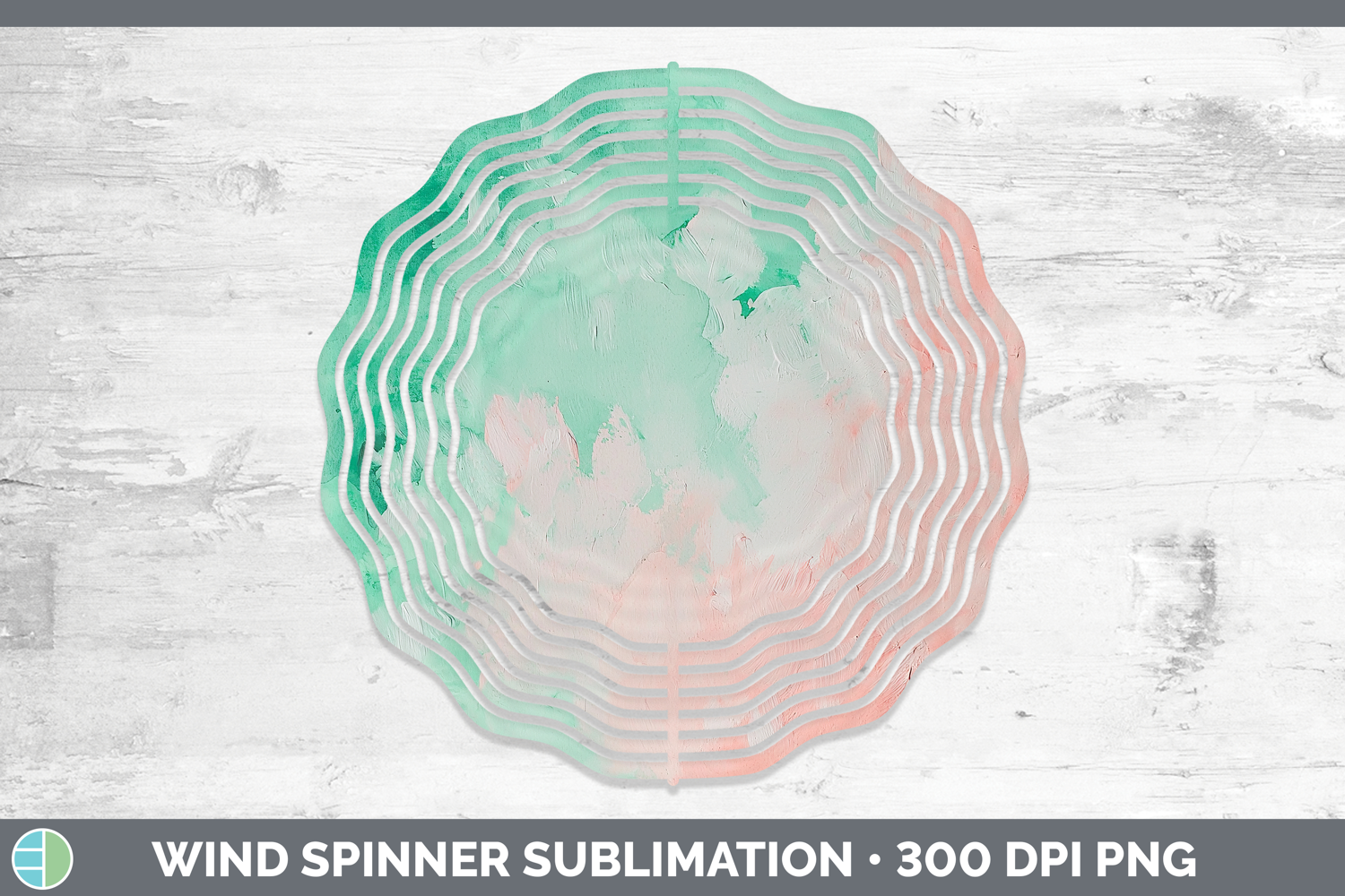 GorgeousWatercolor Wind Spinner design.