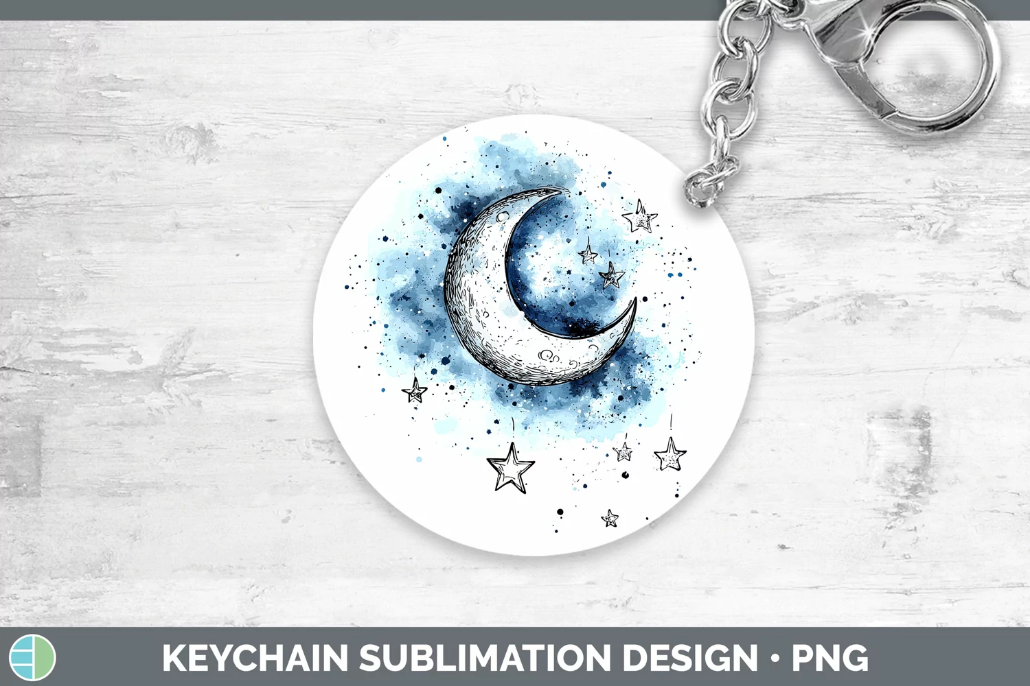 GorgeousWatercolor Keychain design.