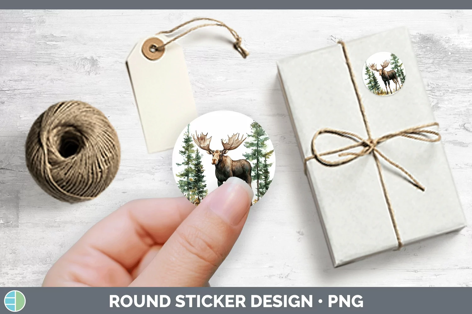 GorgeousWatercolor Stickers design.