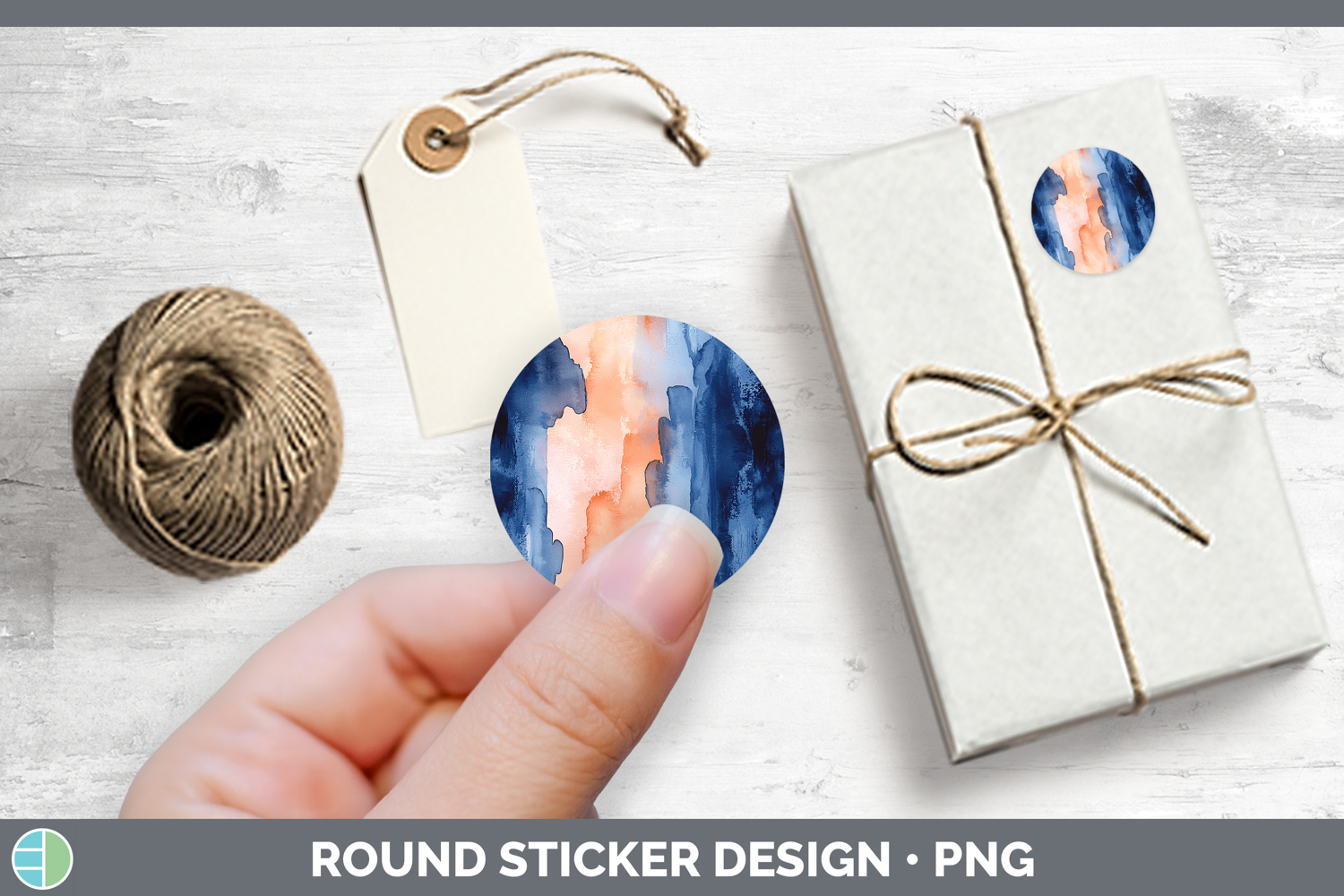 GorgeousWatercolor Stickers design.