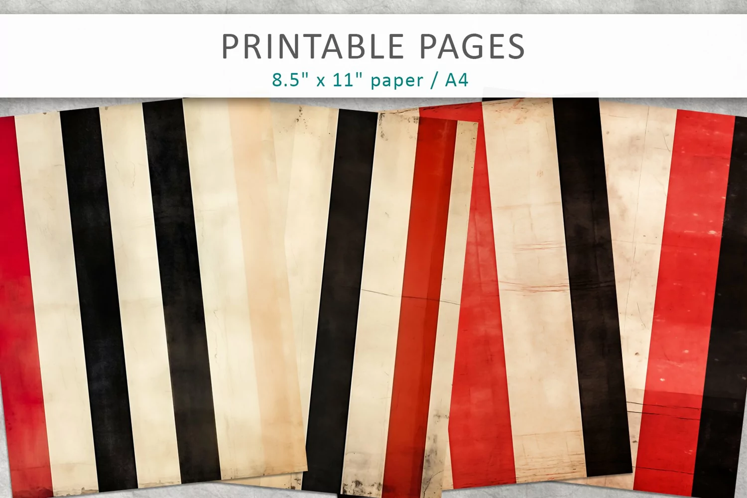 Aged watercolor paper, old paper printable product image 1