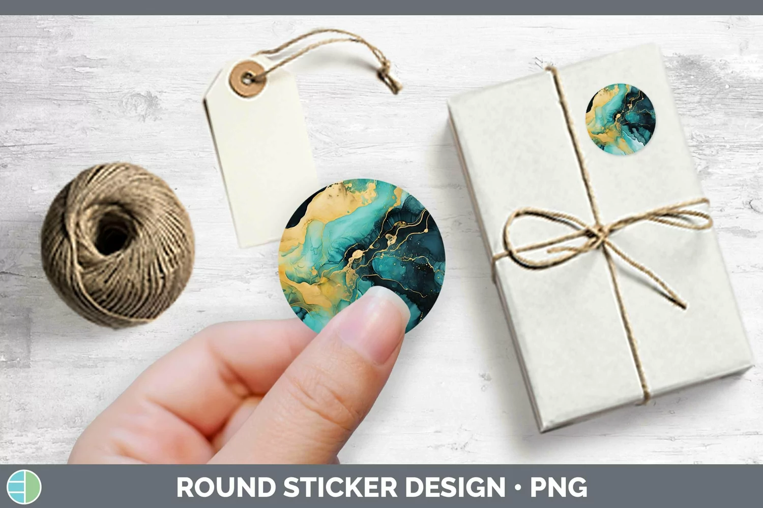 GorgeousWatercolor Stickers design.