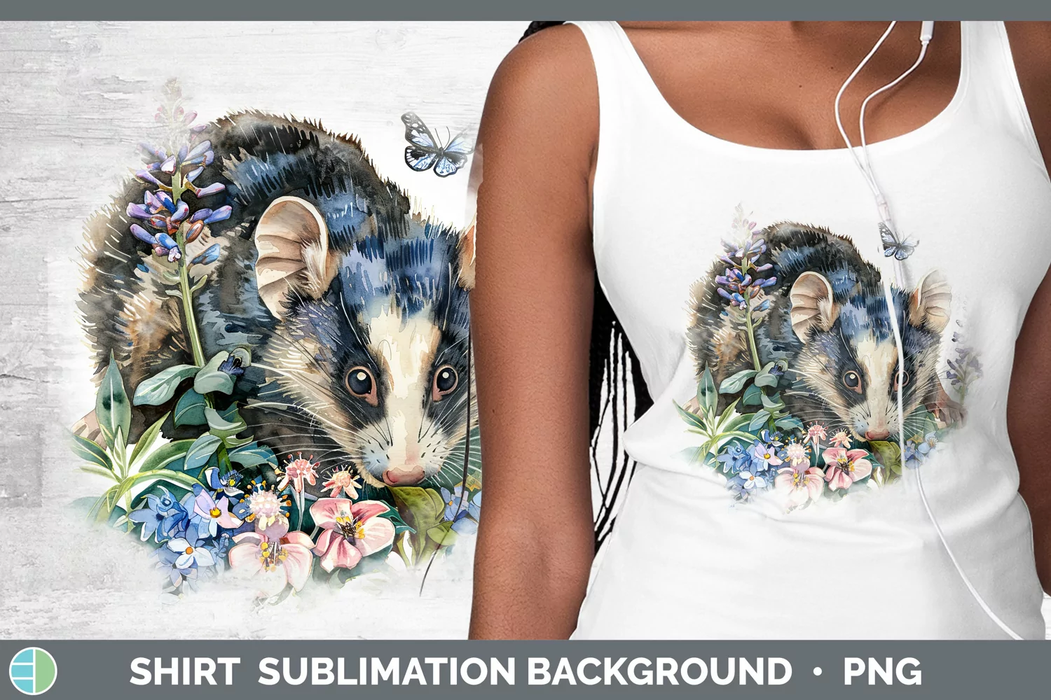 GorgeousWatercolor Shirt design.