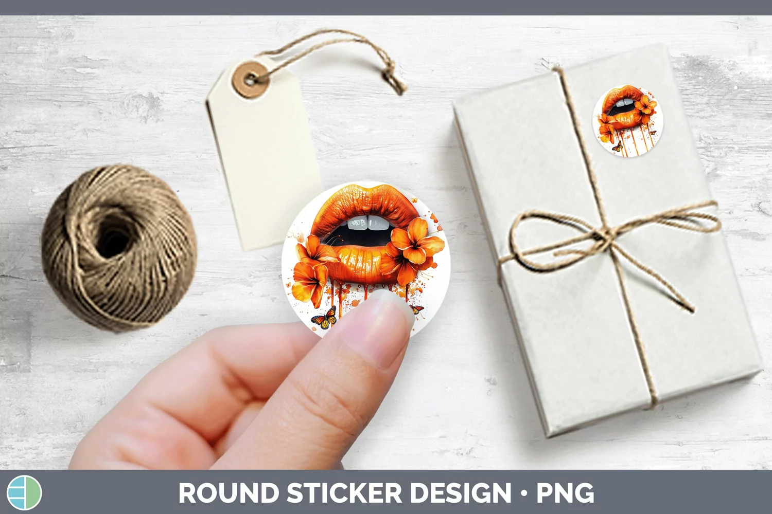GorgeousWatercolor Stickers design.