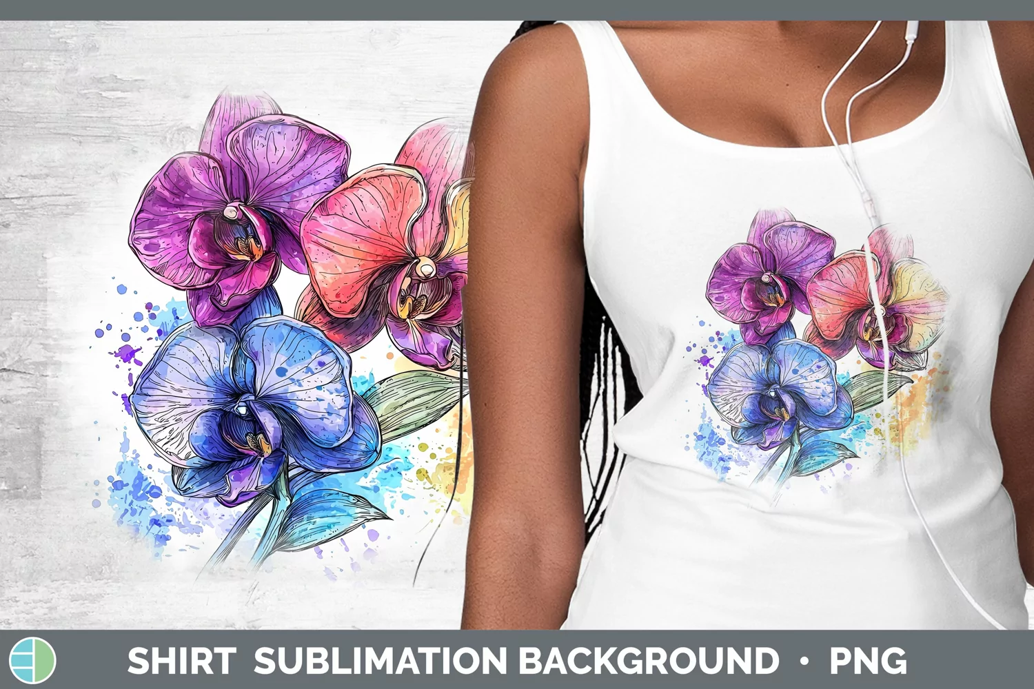 GorgeousWatercolor Shirt design.