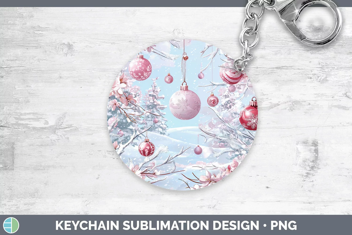 GorgeousWatercolor Keychain design.